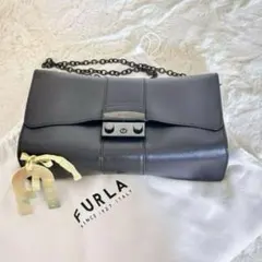 FURLA フルラ ショルダー バッグ ブラック クロスボディ メトロポリス