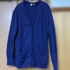 ユニクロメンズカーディガン　ネイビーXL