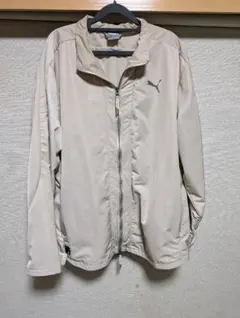 PUMA ナイロンジャケット XXL ベージュ