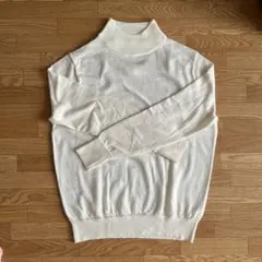 オフホワイト Mサイズ 長袖セーター