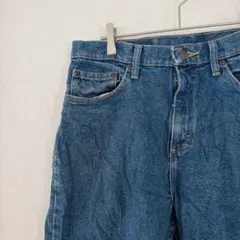 ラングラー デニムハーフパンツ カットオフ 無地 32 青 綿 アウトドア