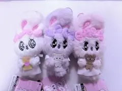 エスターバニー ふんわりワンピースマスコット 3種類セット