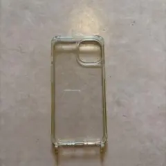 iPhone14 ストラップホール付き クリアケース