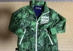 数回使用WAMWAM緑色2way長袖ジャンバーサイズ110のサムネイル