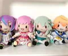 プロジェクトセカイ カラフルステージfeat.初音ミクふわぷちミニぬいぐるみ4点
