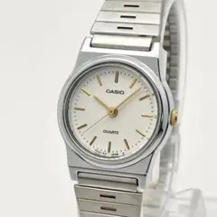 【稼働】CASIO クォーツ LQ-333 シルバー レディース腕時計