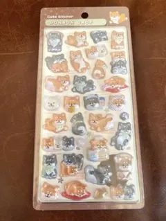 【正規品】ボンボンドロップシール　和柄　柴犬