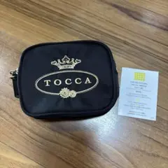 新品　未使用　TOCCA トッカ 黒色ミニポーチ