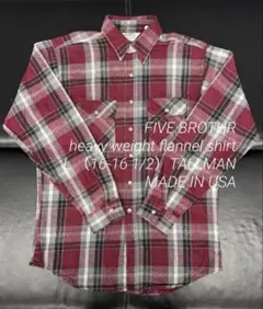 【希少】80s USA製 FIVE BROTHER 三角タグ ヘビネル