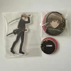 銀魂 ファミリーマート アクリルスタンド 缶バッジ 沖田総悟