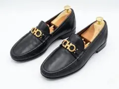 【美品】フェラガモ ビットローファー ブラック　6.5 6 1/2