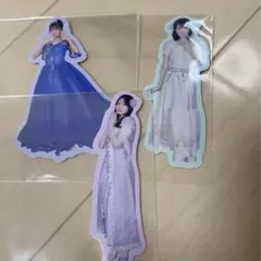 増田彩乃、板倉可奈、真鍋凪咲　ステッカー