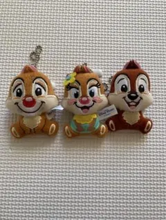 ディズニー チップとデール ストラップ 3個セット