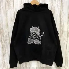 nqrse なるせ かえってきたねこ パーカー 黒 ブラック - メルカリ