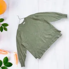 1263　earth music&ecology　トレーナー　スウェット