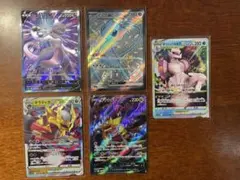 ギラティナ、ミュウ、ミュウツー、オリジンパルキア、ギラティナ　5枚セット