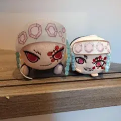 2点セット　鬼滅の刃 まめころりん ぬいぐるみ　マスコット　宇髄天元