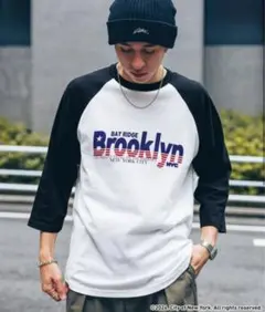 GOOD ROCK SPEED 7分袖 ラグラン袖 ロゴプリントTシャツＭサイズのサムネイル