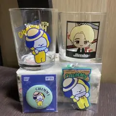 bt21 chimmy TinyTAN Jimin グラス チャーム セット