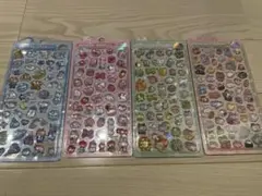 【韓国限定】 ボンボンドロップシール4種セット