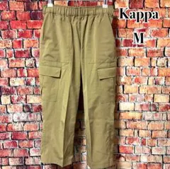 極美品☆Kappa シャカパン　ウエストゴム　スポーツウェア　ズボン　カーキ　Mのサムネイル