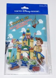 ディズニー ピクサー トイストーリー ポストカード6枚 クリアホルダー