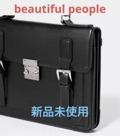 値引可 未開封 beautiful people バッグ BLACK 黒 美品のサムネイル