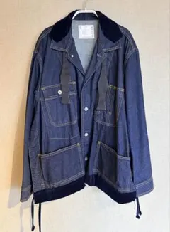 【美品】sacai サイドスリットデニムブルゾン