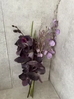 *** 造花　パープル　和装　アレンジメント　ブーケ