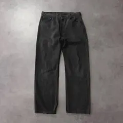 GQ2570◇Levi's : 90's USA製 501 後染めブラックデニム