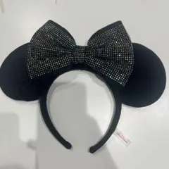 ミッキーマウス耳カチューシャ ビジュー付き