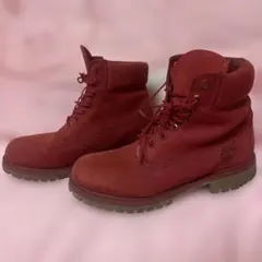 Timberland ハイカットブーツ 赤 25cm
