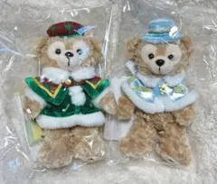 ダッフィー クリスマス ぬいば ぬいぐるみ ストラップ バッジ シー 冬
