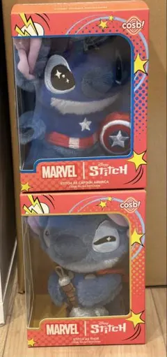 ★未開封　スティッチ×MARVELコラボのサムネイル