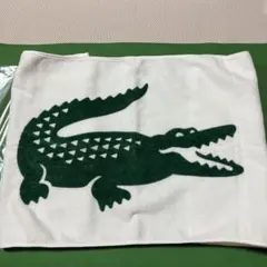 未使用 ラコステ フェイスタオル 白