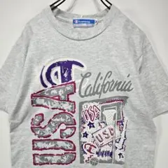 Champion　ヴィンテージ　Tシャツ　M　USA製　袖シングルステッチ　古着
