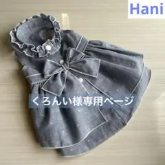 犬服 ハンドメイド 爽やかな水色の生地のセーラーカラーのワンピース