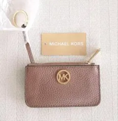 【新品】マイケルコース MICHAEL KORS レザー コインケース　ピンク