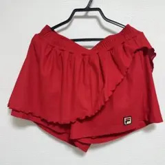 FILA フィラ テニス ショートパンツ ショーパン 赤 レッド Ｌサイズ