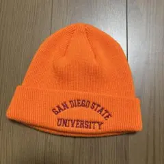 ビーニー　San Diego state オレンジ　美品のサムネイル