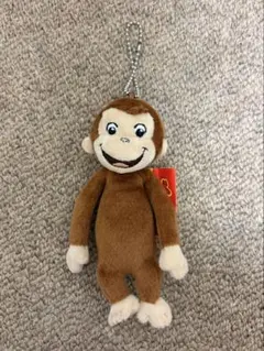 【新品未使用】おさるのジョージ　ぬいぐるみキーホルダー