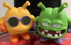 ニコちゃん大王家来、オボッチャマン、皿田キノコ　特注ケースセット Dr.スランプ アラレちゃんオボッチャマン皿田きのこセット 特大