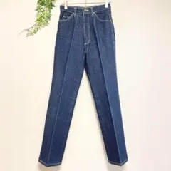 ラングラー 【63cm】 デニムストレートパンツセンタープレス厚手ストレッチ