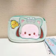 ポチャッコ　猫の日　マルチティッシュケース　ポーチ　しまむら　サンリオ