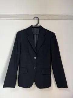 【美品】就活　リクルートスーツセット　 レディース　ブラック　5号　洋服の青山