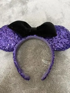 紫色ミニーマウスカチューシャ