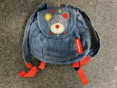 ミキハウス デニムリュック 小型