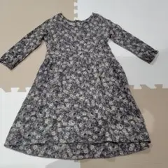 GapKids 花柄長袖ワンピース 120cm