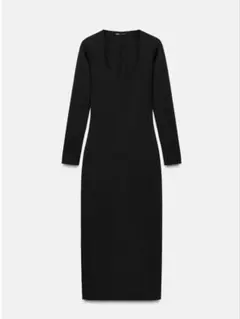 ZARA ブラックロングワンピース