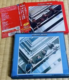 【良品の盤面・名盤】ザ・ビートルズ赤盤&青盤⭐️2アルバムセット